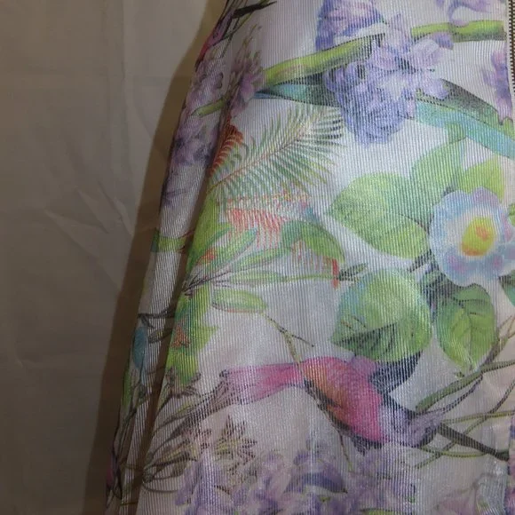 EUC Hummingbird Tea Party Dress Fit & Flare - Dress Barn (US 16) ❧ - Picture 8 of 8